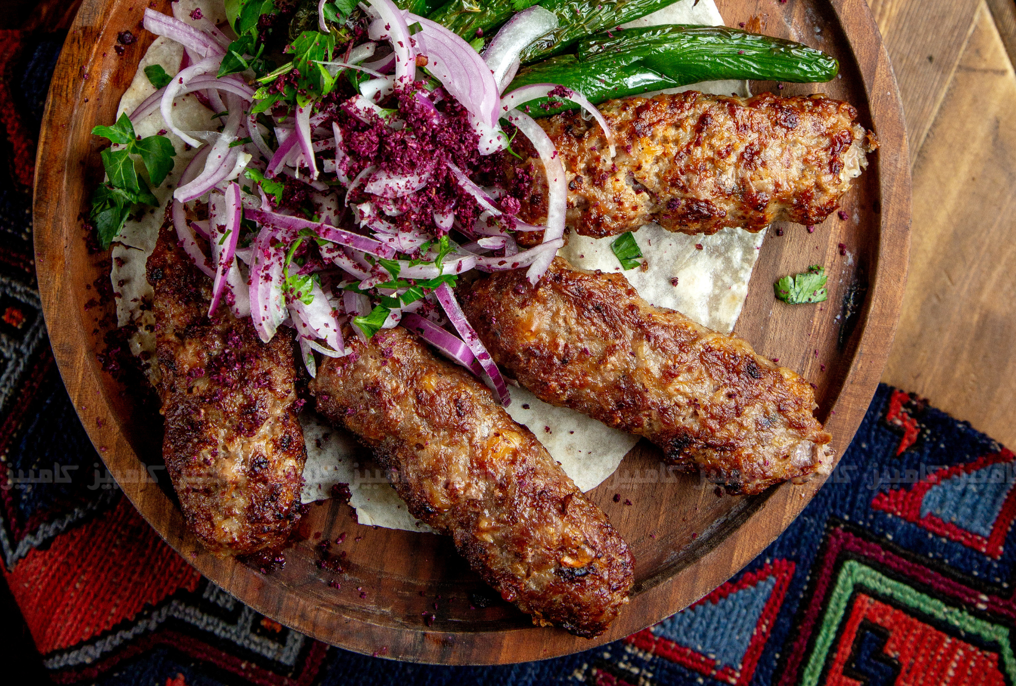 شامی کباب با رب انار