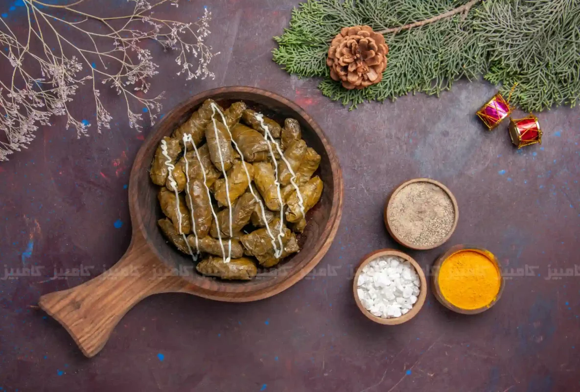 طرز تهیه دلمه برگ مو