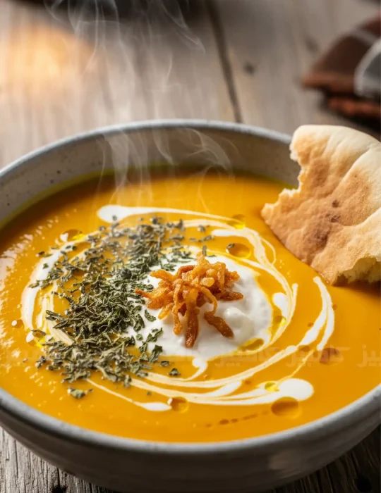 طرز تهیه آش کدو حلوایی با کشک